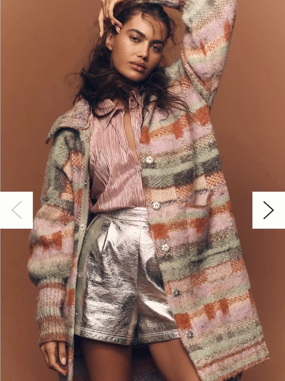 Anthropologie Brushed Cardigan Sweater Coat